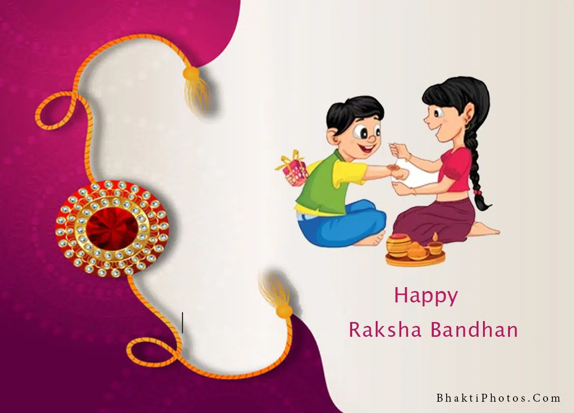 Happy Raksha Bandhan Wishes Image HD Wallpaper