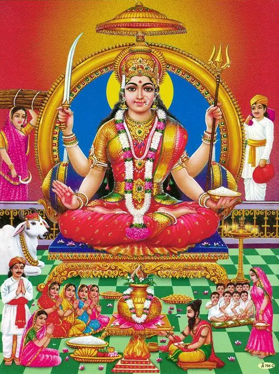 Mata Santoshi Puja Images